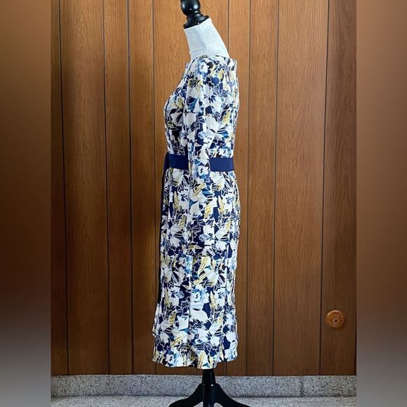 Kay Unger Yvonne Floral Midi-Dress size 12 - Picture 11 of 14